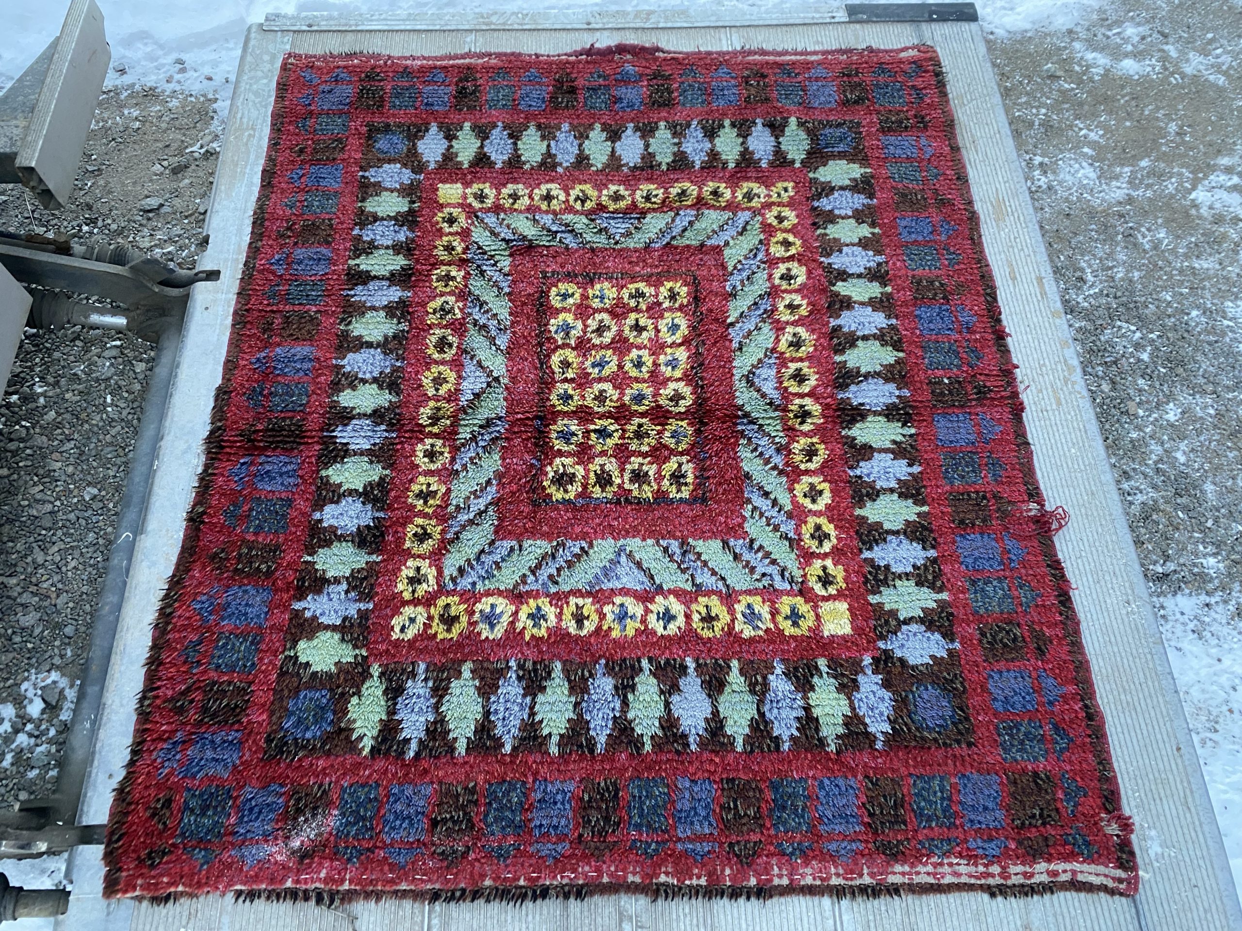 antique art deco rug 1920/30