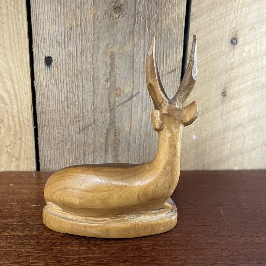 Antilope Figur i Teak - Image 2